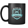 Teachers In for the outcome not the income 11oz Black Mug-Drinkware-Teelime | shirts-hoodies-mugs