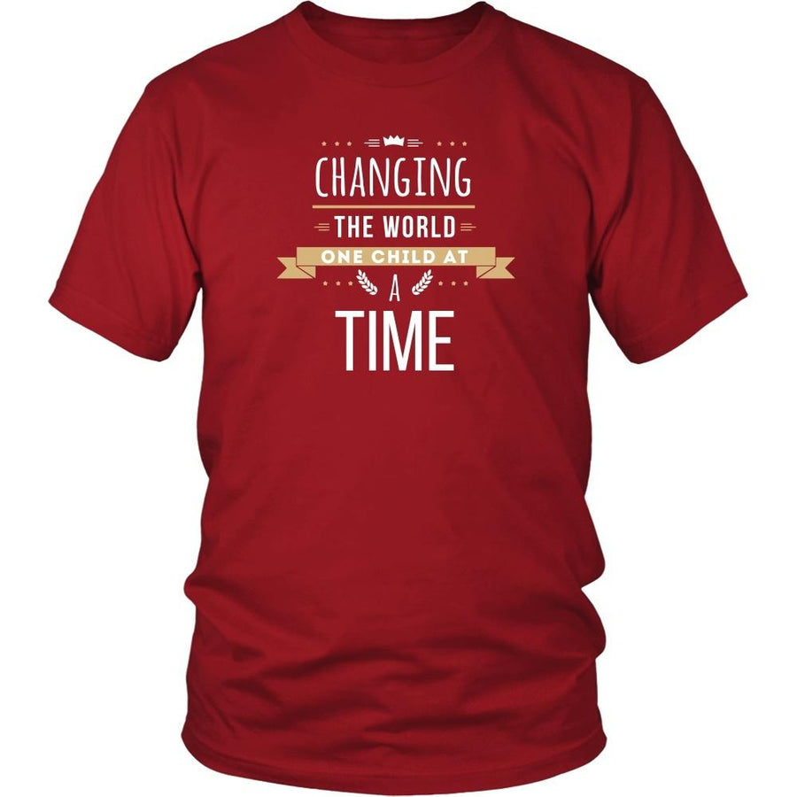 Teachers T Shirt - Changing the world One child at a Time