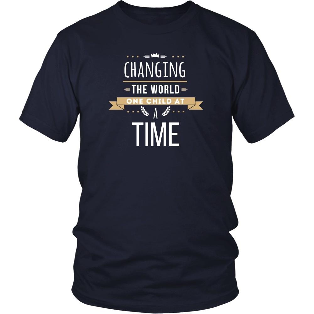 Teachers T Shirt - Changing the world One child at a Time