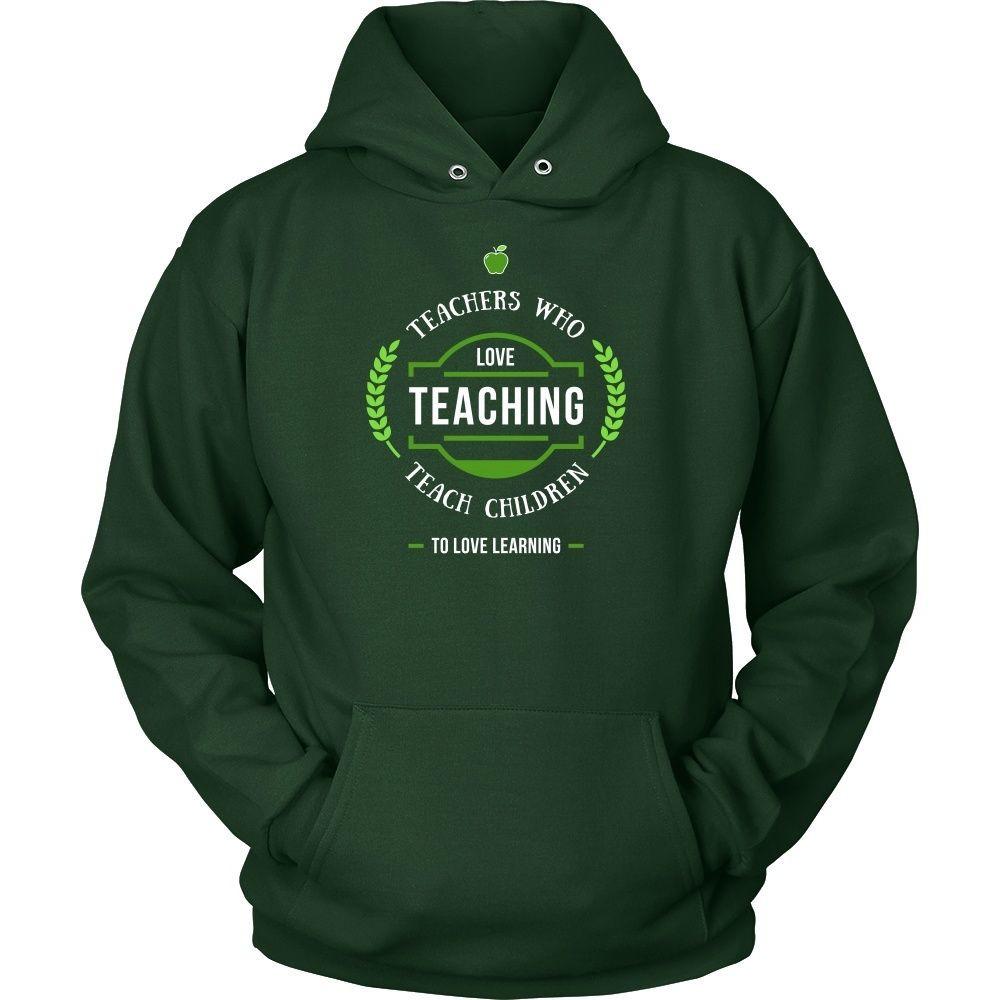 Teachers T Shirt - Teachers who love Teaching teach children to love learning-T-shirt-Teelime | shirts-hoodies-mugs