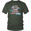 Techno Shirt - If they don't have techno in heaven I'm not going- Music Gift-T-shirt-Teelime | shirts-hoodies-mugs