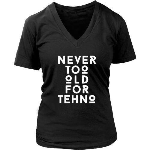 Techno T Shirt - Never too Old for Techno-T-shirt-Teelime | shirts-hoodies-mugs