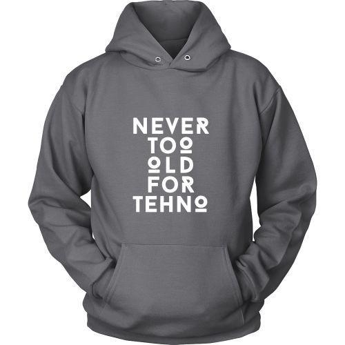 Techno T Shirt - Never too Old for Techno-T-shirt-Teelime | shirts-hoodies-mugs