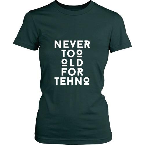 Techno T Shirt - Never too Old for Techno-T-shirt-Teelime | shirts-hoodies-mugs