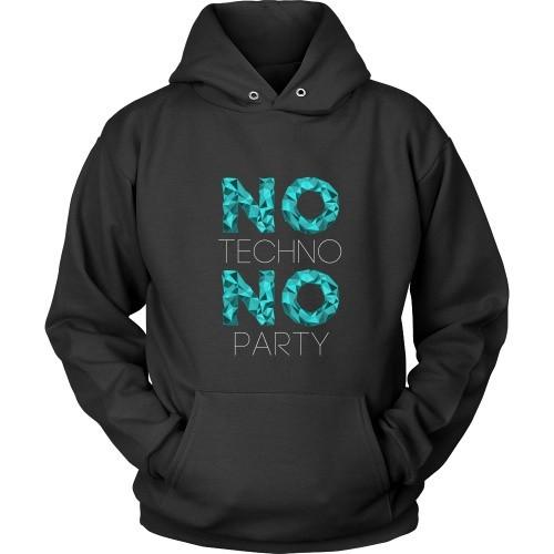 Techno T Shirt - No Techno No Party-T-shirt-Teelime | shirts-hoodies-mugs
