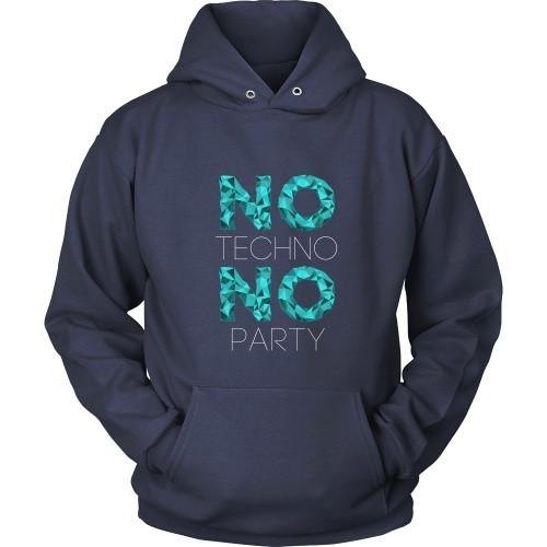 Techno T Shirt - No Techno No Party-T-shirt-Teelime | shirts-hoodies-mugs