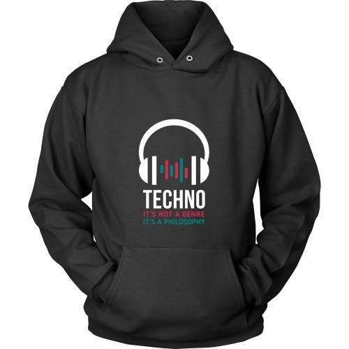 Techno T Shirt - Techno It's not a genre It's a philosophy-T-shirt-Teelime | shirts-hoodies-mugs