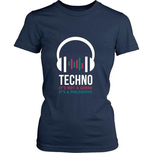 Techno T Shirt - Techno It's not a genre It's a philosophy-T-shirt-Teelime | shirts-hoodies-mugs