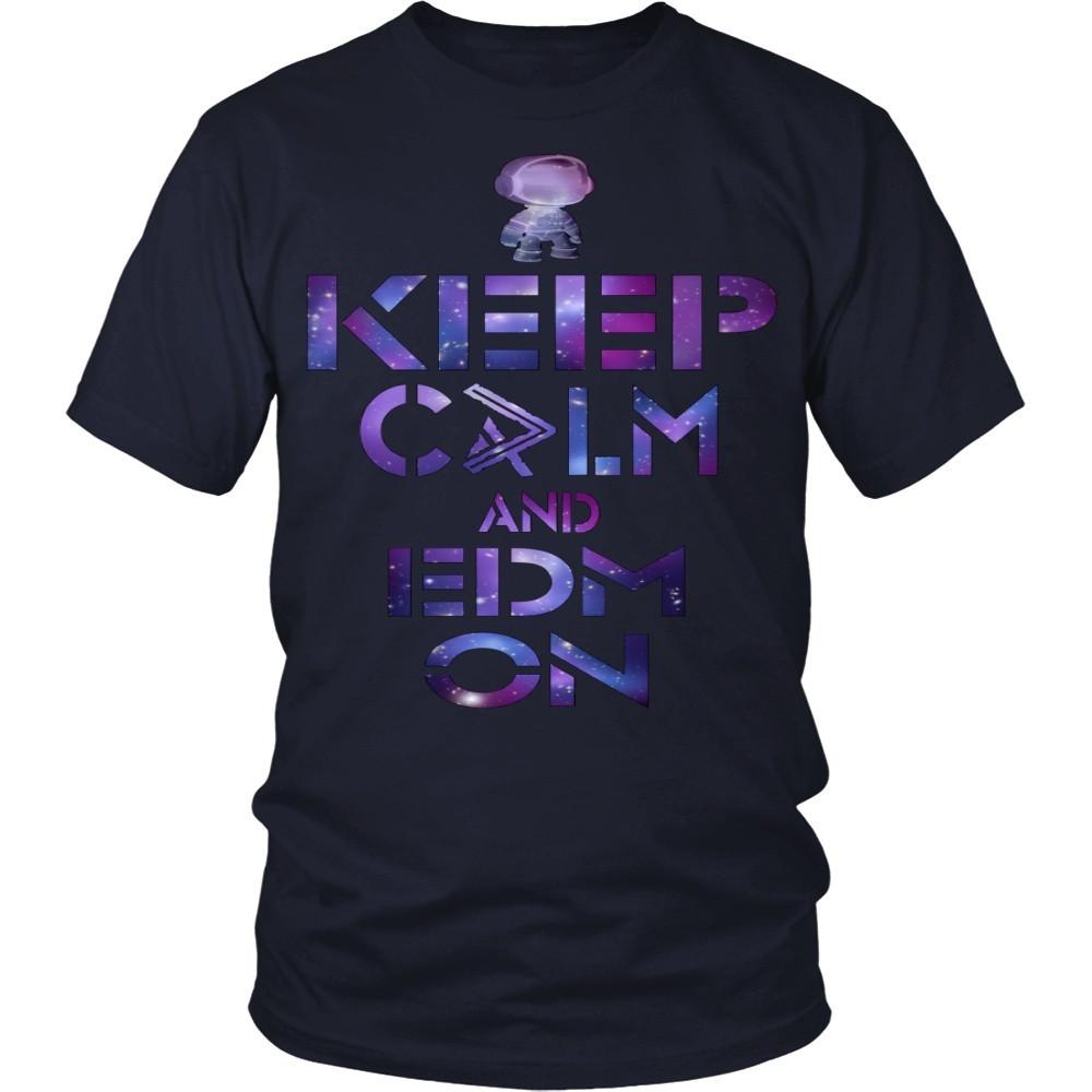 Techno T shirts - Keep Calm and EDM ON-T-shirt-Teelime | shirts-hoodies-mugs