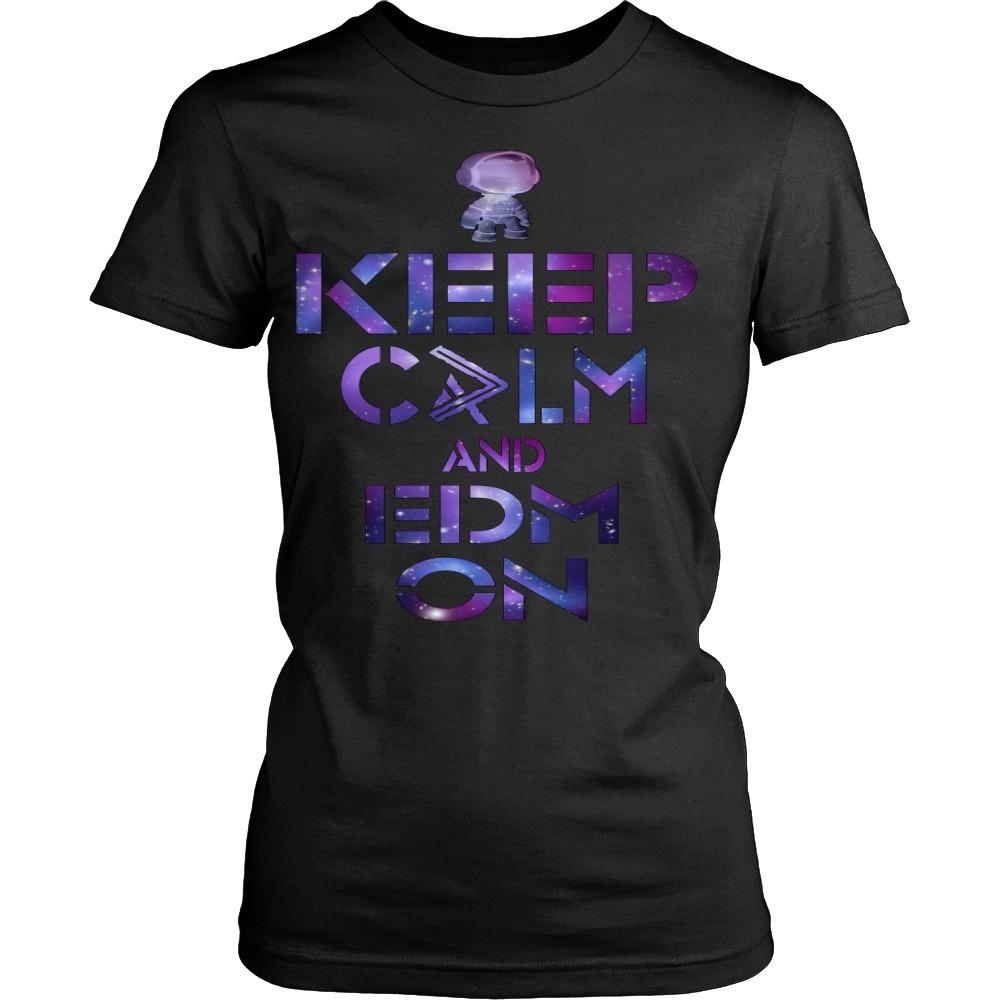 Techno T shirts - Keep Calm and EDM ON-T-shirt-Teelime | shirts-hoodies-mugs
