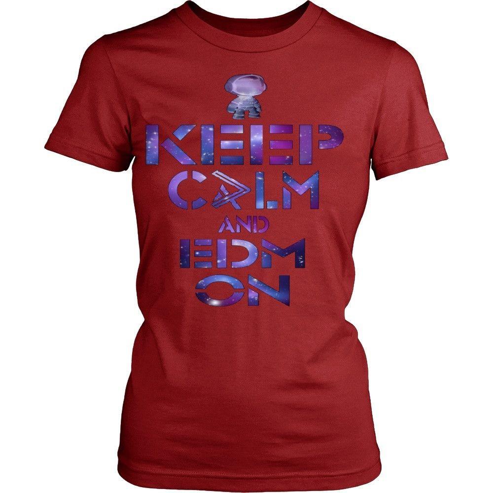 Techno T shirts - Keep Calm and EDM ON-T-shirt-Teelime | shirts-hoodies-mugs