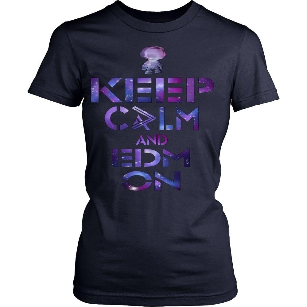 Techno T shirts - Keep Calm and EDM ON-T-shirt-Teelime | shirts-hoodies-mugs