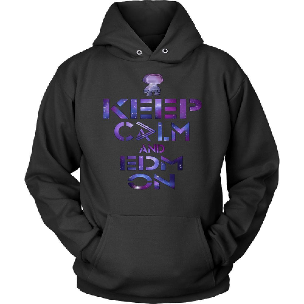 Techno T shirts - Keep Calm and EDM ON-T-shirt-Teelime | shirts-hoodies-mugs