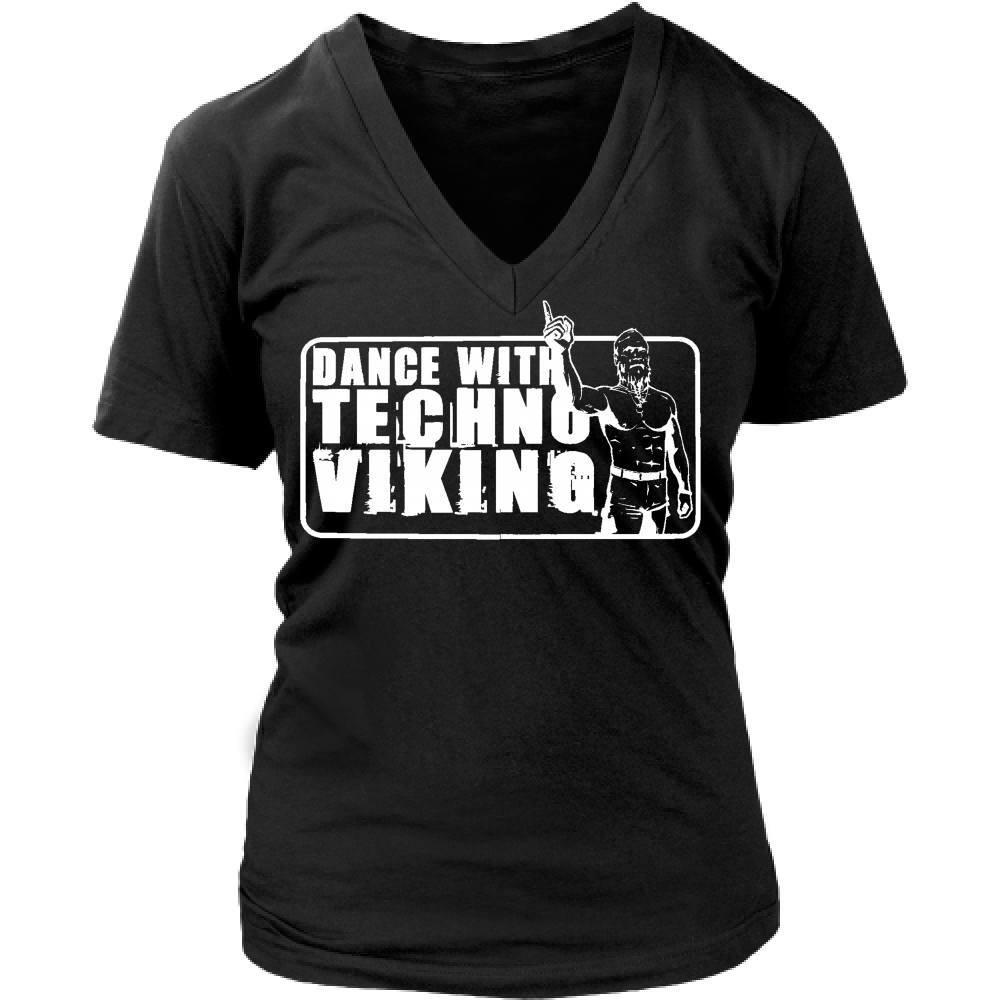 Maglietta 'All Hail The Techno Viking' – Gildan Ultra Cotton 205g – Stampa Diretta, Taglie S-XXL