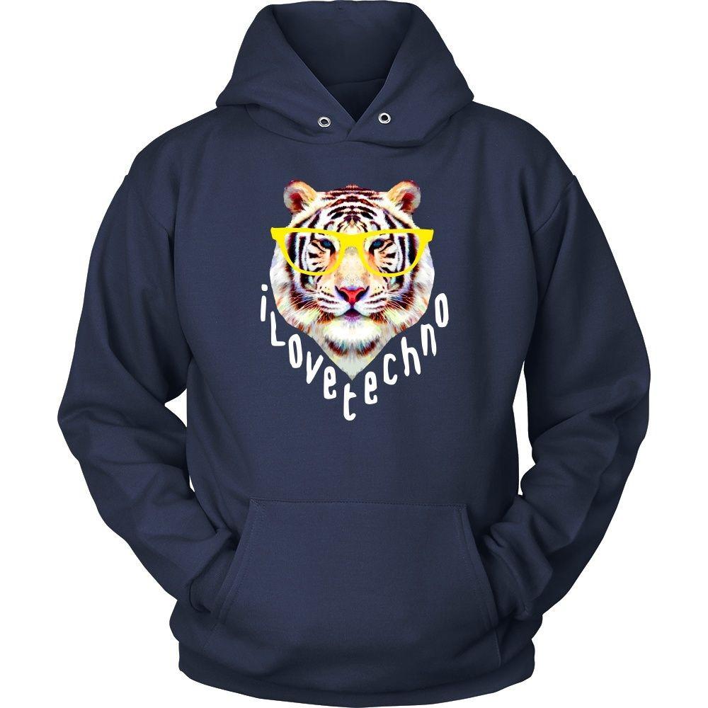 Techno Tiger T Shirt-T-shirt-Teelime | shirts-hoodies-mugs
