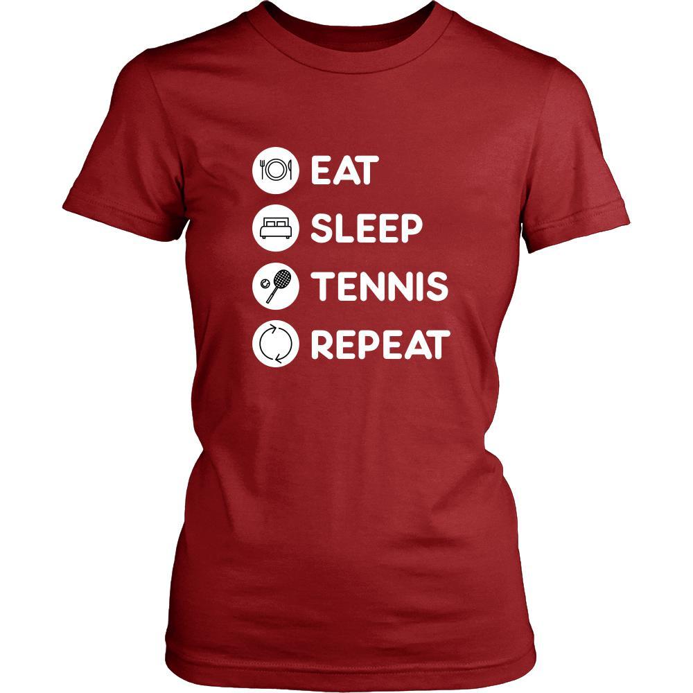 Tennis - Eat Sleep Tennis Repeat - Tennis Sport Shirt-T-shirt-Teelime | shirts-hoodies-mugs