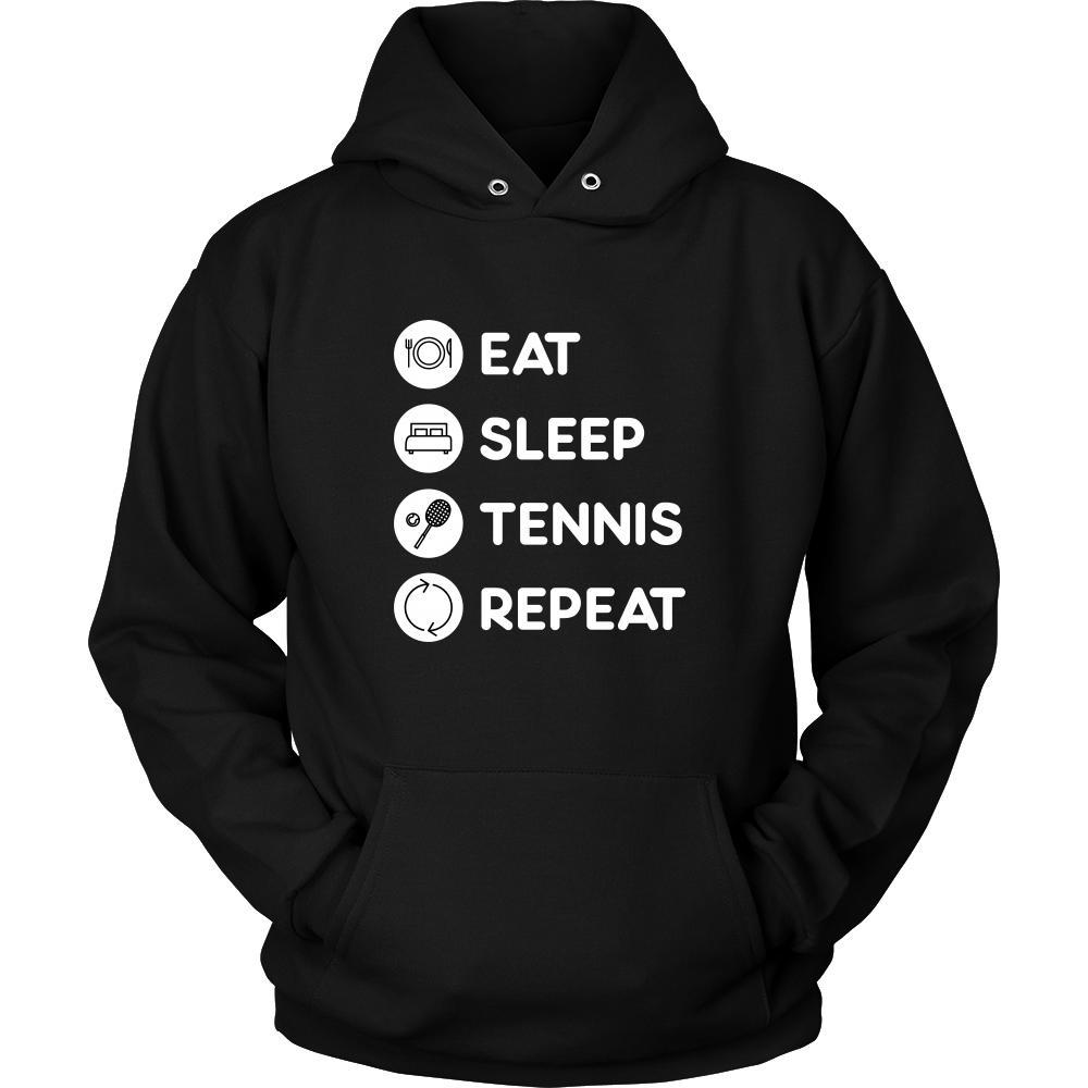 Tennis - Eat Sleep Tennis Repeat - Tennis Sport Shirt-T-shirt-Teelime | shirts-hoodies-mugs