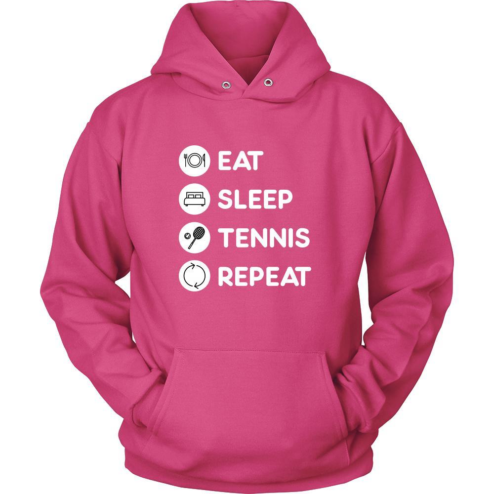 Tennis - Eat Sleep Tennis Repeat - Tennis Sport Shirt-T-shirt-Teelime | shirts-hoodies-mugs
