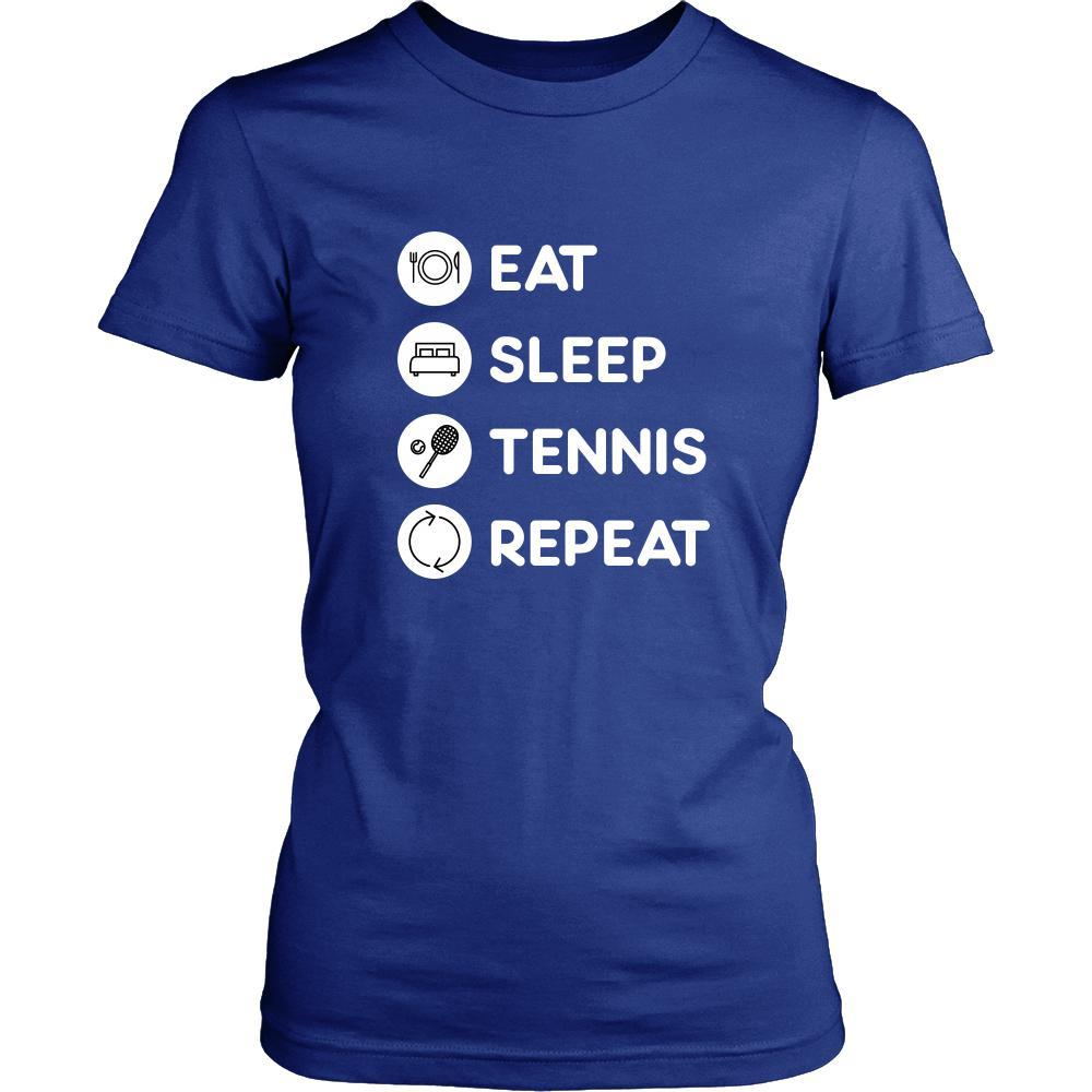 Tennis - Eat Sleep Tennis Repeat - Tennis Sport Shirt-T-shirt-Teelime | shirts-hoodies-mugs