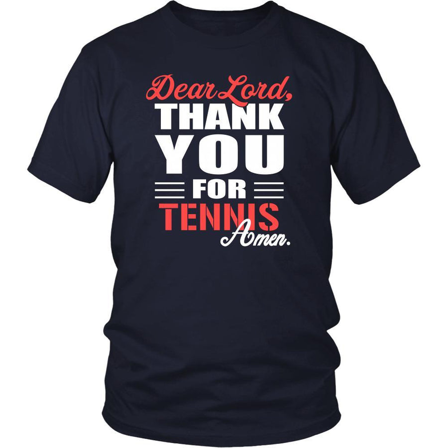 Tennis Shirt - Dear Lord, thank you for Tennis Amen- Sport-T-shirt-Teelime | shirts-hoodies-mugs