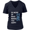 Tennis Shirt - Do more of what makes you happy Tennis- Sport Gift-T-shirt-Teelime | shirts-hoodies-mugs