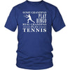 Tennis Shirt Some Grandpas play bingo, real Grandpas go Tennis Family Hobby-T-shirt-Teelime | shirts-hoodies-mugs