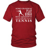 Tennis Shirt Some Grandpas play bingo, real Grandpas go Tennis Family Hobby-T-shirt-Teelime | shirts-hoodies-mugs