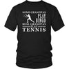 Tennis Shirt Some Grandpas play bingo, real Grandpas go Tennis Family Hobby-T-shirt-Teelime | shirts-hoodies-mugs