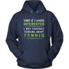 Tennis Shirt - Sorry If I Looked Interested, I think about Tennis - Sport Gift-T-shirt-Teelime | shirts-hoodies-mugs