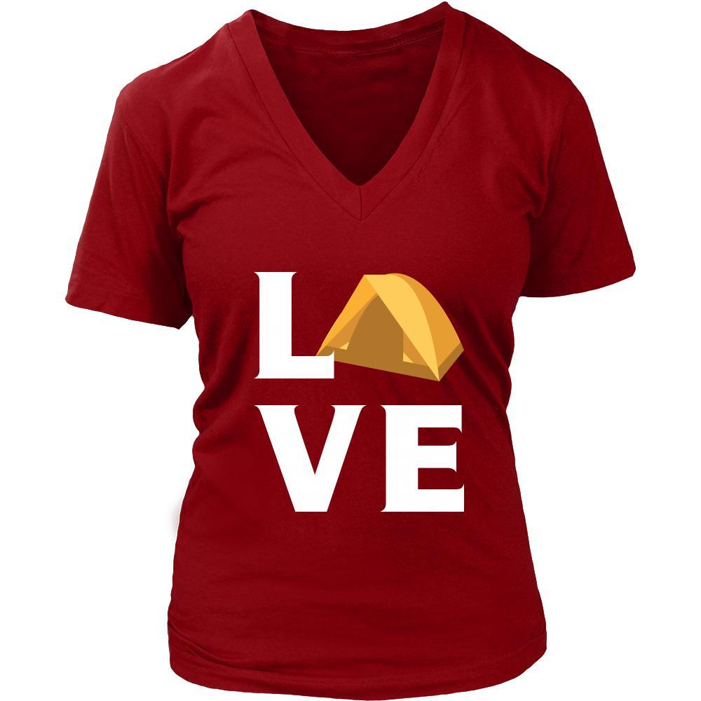 Tent - LOVE Tent - Camp Hobby Shirt-T-shirt-Teelime | shirts-hoodies-mugs