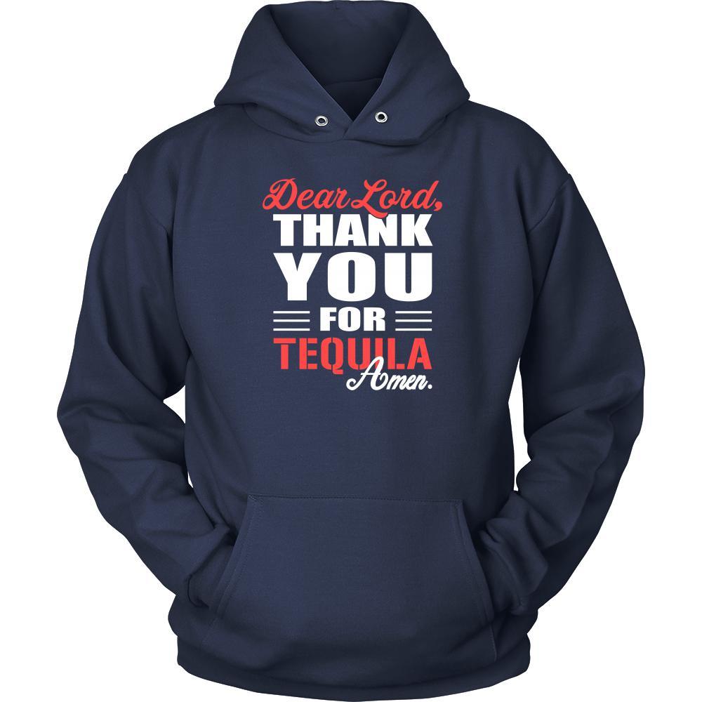 Tequila Shirt - Dear Lord, thank you for Tequila Amen- Drink Lover-T-shirt-Teelime | shirts-hoodies-mugs