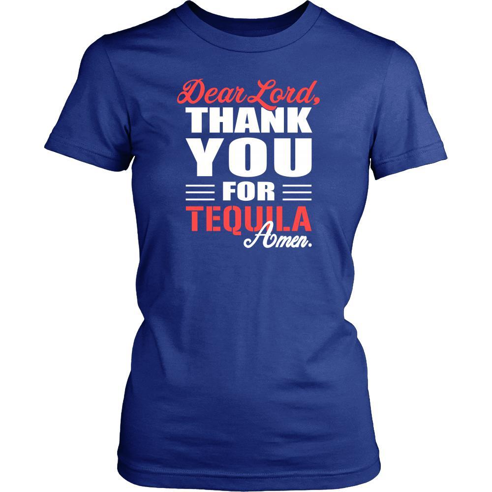 Tequila Shirt - Dear Lord, thank you for Tequila Amen- Drink Lover-T-shirt-Teelime | shirts-hoodies-mugs