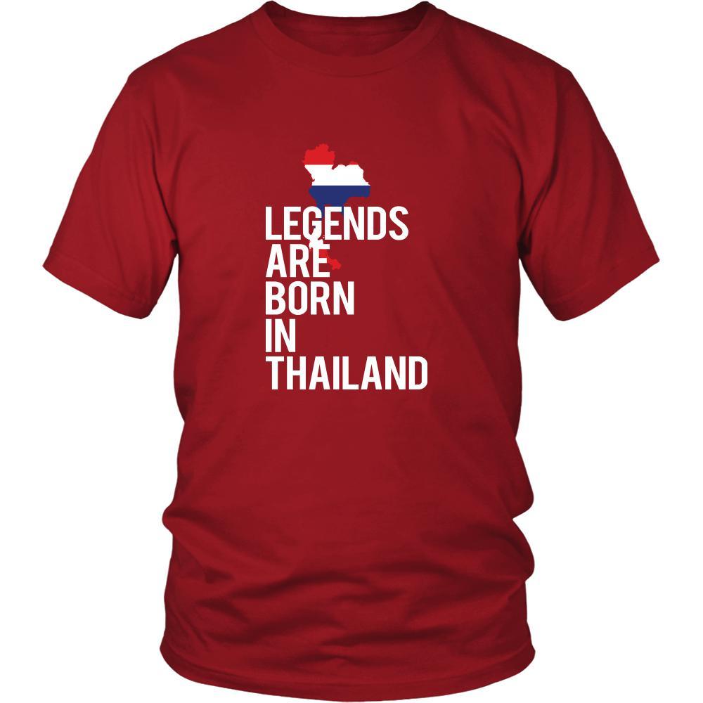 Thailand Shirt - Legends are born in Thailand - National Heritage Gift-T-shirt-Teelime | shirts-hoodies-mugs