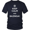 The Big Bang Theory T Shirt - Keep Calm And Bazinga - TV & Movies-T-shirt-Teelime | shirts-hoodies-mugs