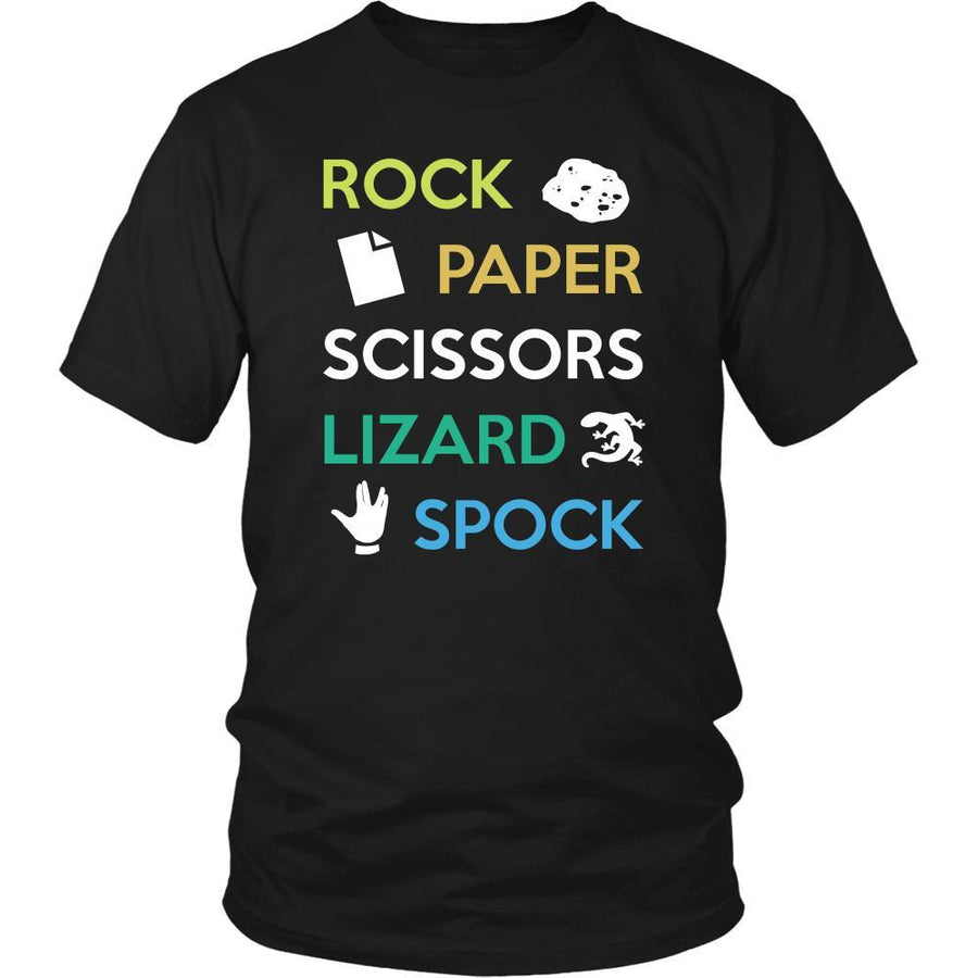 The Big Bang Theory T Shirt - Rock Paper Scissors Lizard Spock - TV & Movies-T-shirt-Teelime | shirts-hoodies-mugs