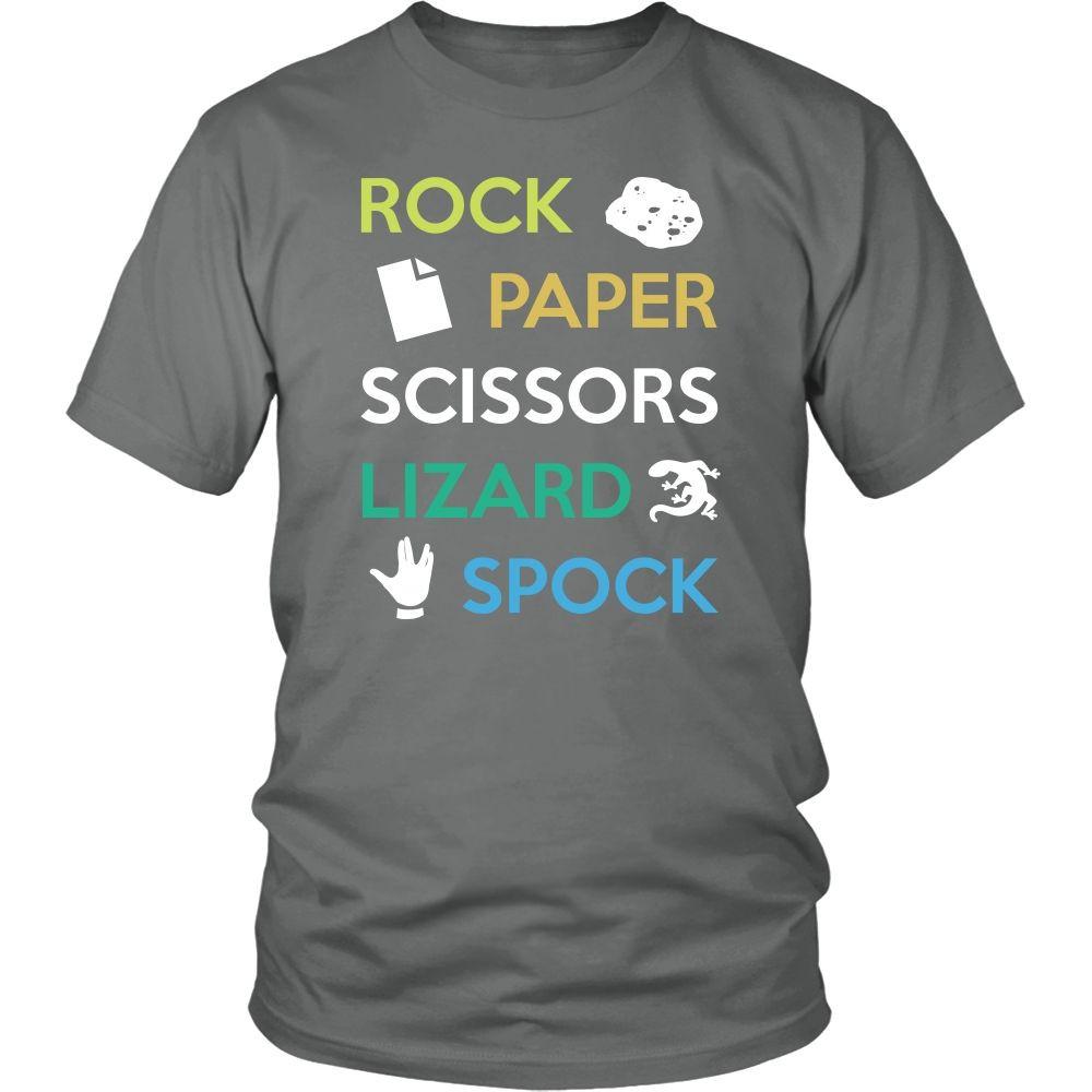 The Big Bang Theory T Shirt - Rock Paper Scissors Lizard Spock - TV & Movies-T-shirt-Teelime | shirts-hoodies-mugs
