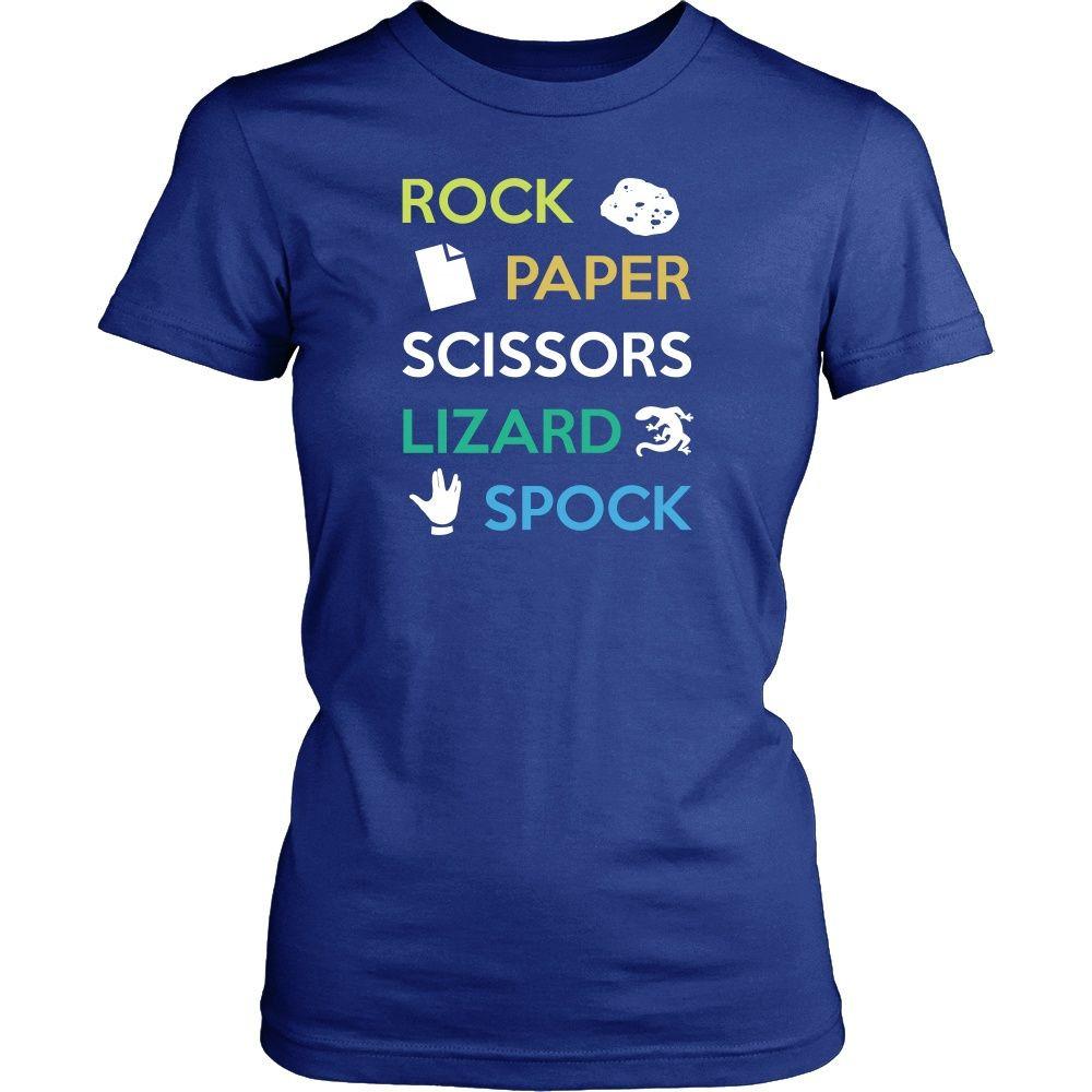 The Big Bang Theory T Shirt - Rock Paper Scissors Lizard Spock - TV & Movies-T-shirt-Teelime | shirts-hoodies-mugs