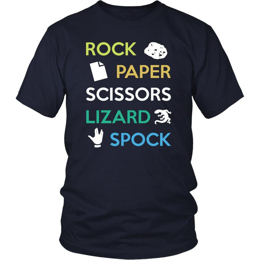 The Big Bang Theory T Shirt - Rock Paper Scissors Lizard Spock - TV & Movies-T-shirt-Teelime | shirts-hoodies-mugs