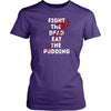 The Walking Dead T Shirt - Fight The Dead Eat The Pudding - TV & Movies-T-shirt-Teelime | shirts-hoodies-mugs