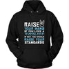 Translator Shirt - Raise your hand if you love Translator, if not raise your standards - Profession Gift-T-shirt-Teelime | shirts-hoodies-mugs