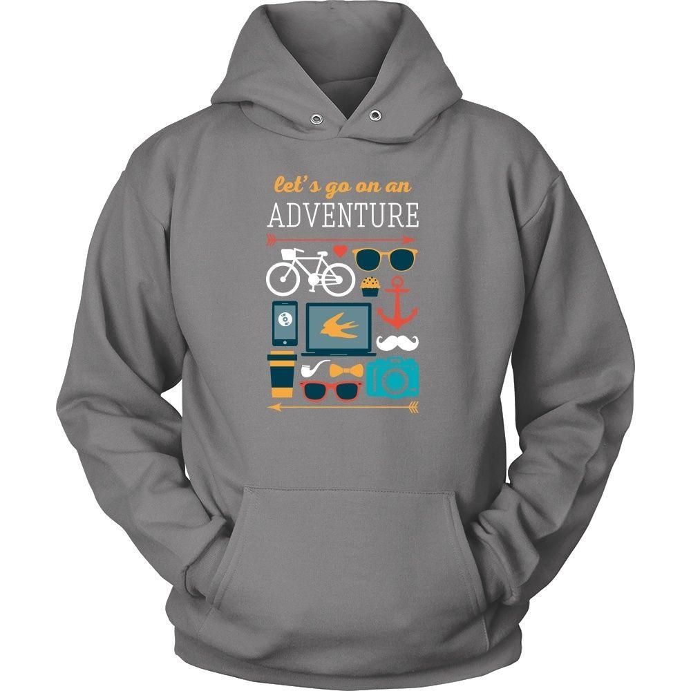 Traveling T Shirt - Let's go on an adventure-T-shirt-Teelime | shirts-hoodies-mugs