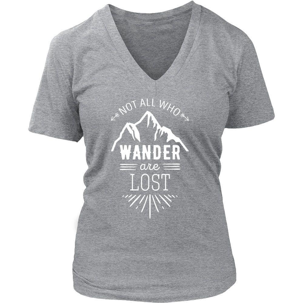 Traveling T Shirt - Not all who wander are lost-T-shirt-Teelime | shirts-hoodies-mugs