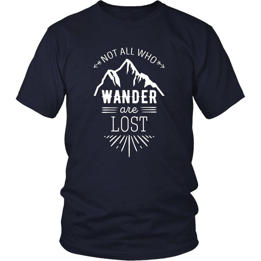 Traveling T Shirt - Not all who wander are lost