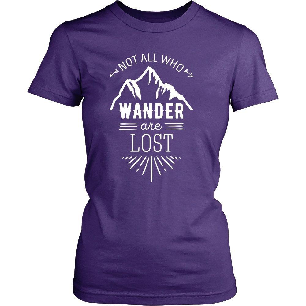 Traveling T Shirt - Not all who wander are lost-T-shirt-Teelime | shirts-hoodies-mugs