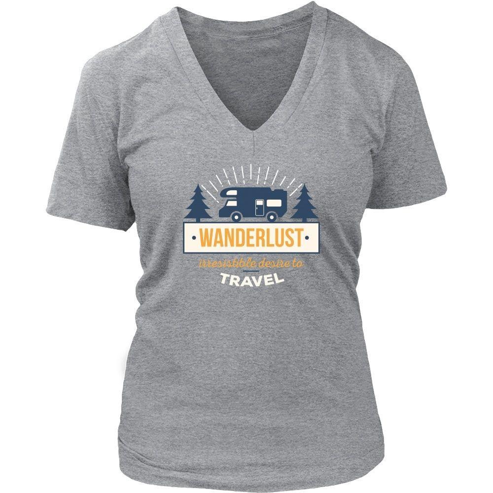 Traveling T Shirt - Wanderlust irresistible desire to travel-T-shirt-Teelime | shirts-hoodies-mugs