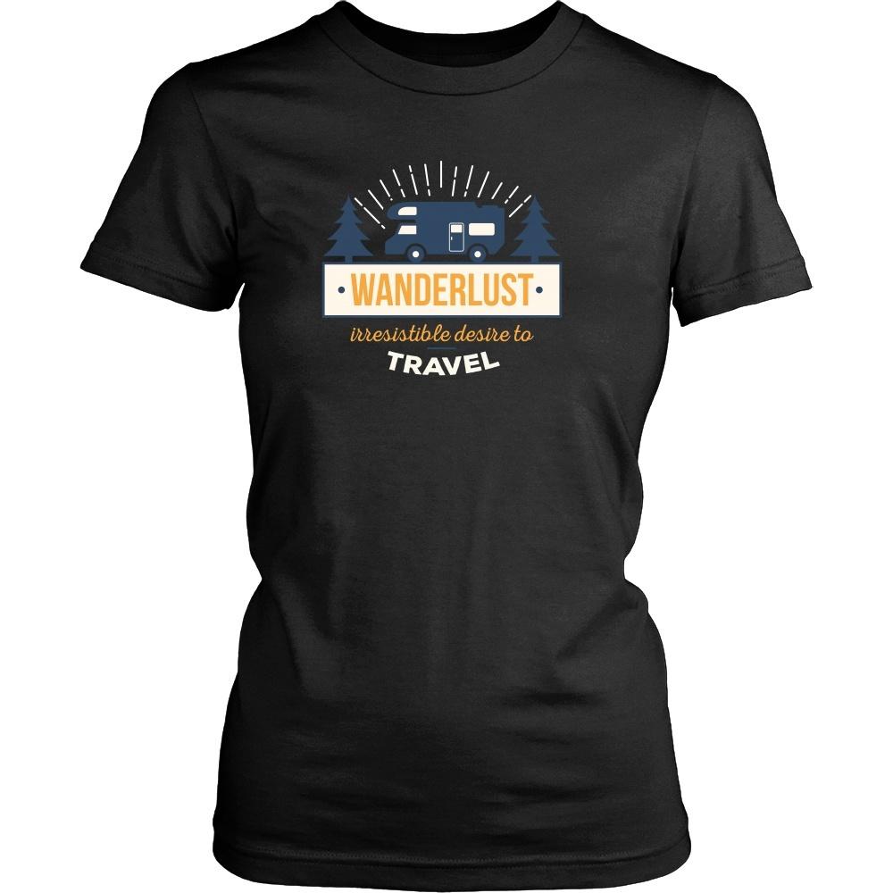 Traveling T Shirt - Wanderlust irresistible desire to travel-T-shirt-Teelime | shirts-hoodies-mugs