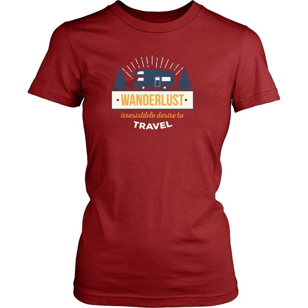Traveling T Shirt - Wanderlust irresistible desire to travel-T-shirt-Teelime | shirts-hoodies-mugs