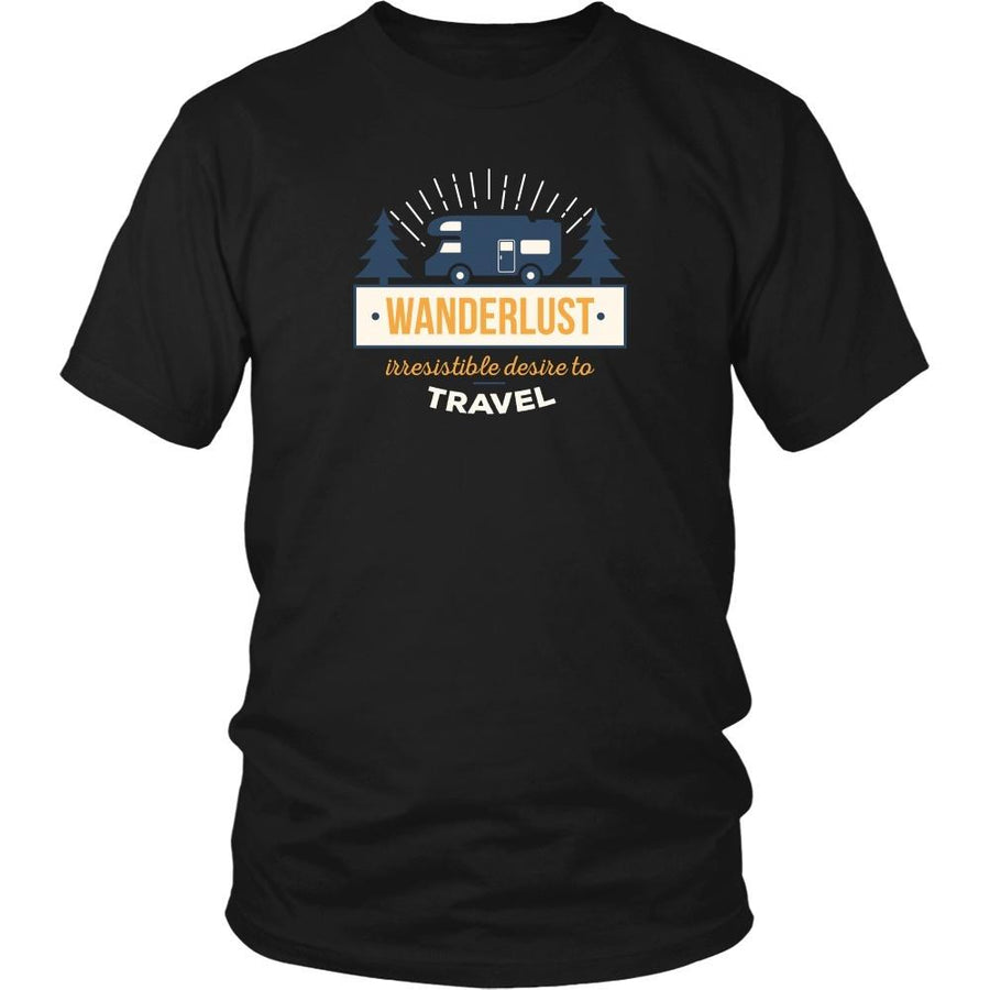 Traveling T Shirt - Wanderlust irresistible desire to travel-T-shirt-Teelime | shirts-hoodies-mugs