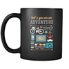 Travelling Lets go on an adventure 11oz Black Mug-Drinkware-Teelime | shirts-hoodies-mugs