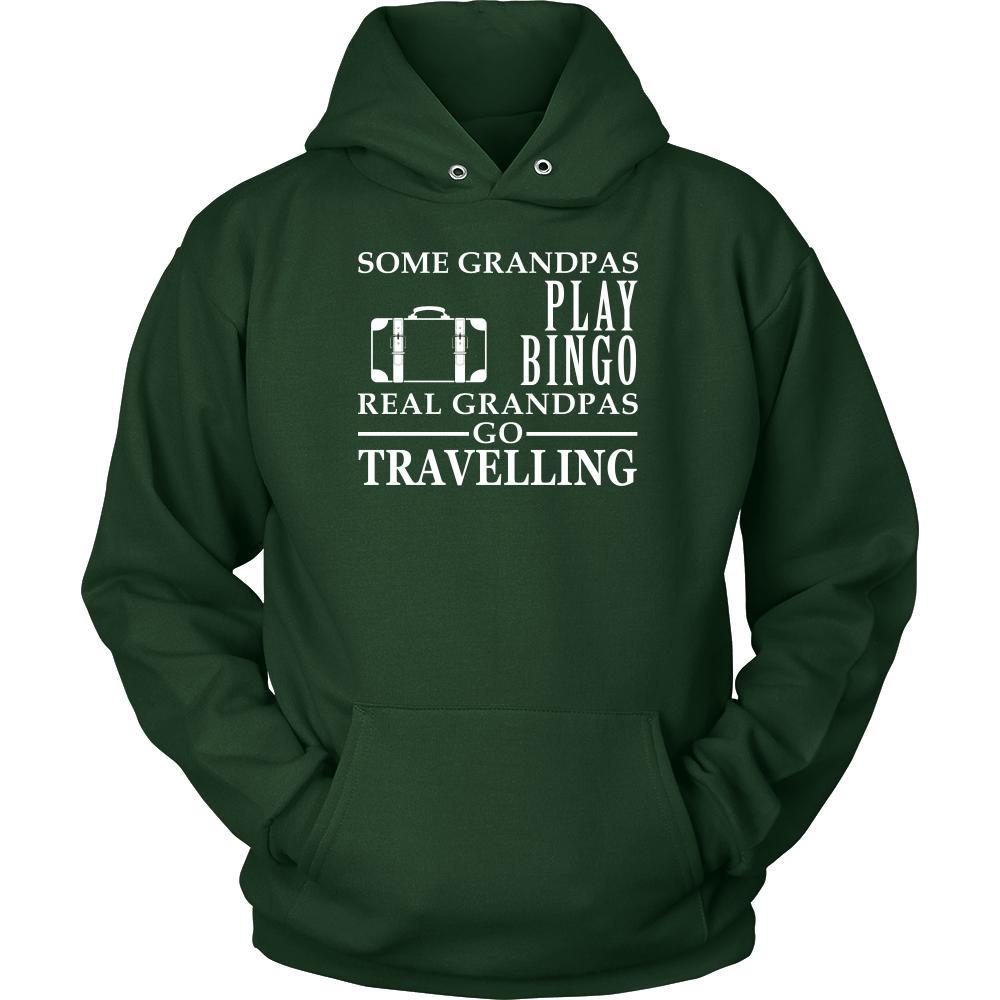 Travelling Shirt Some Grandpas play bingo, real Grandpas go Travelling Family Hobby-T-shirt-Teelime | shirts-hoodies-mugs